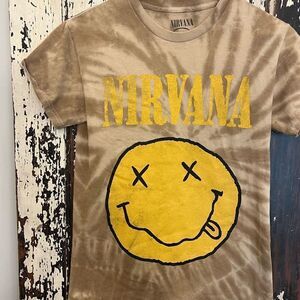 Nirvana tie due unisex T-shirt. Size XS.